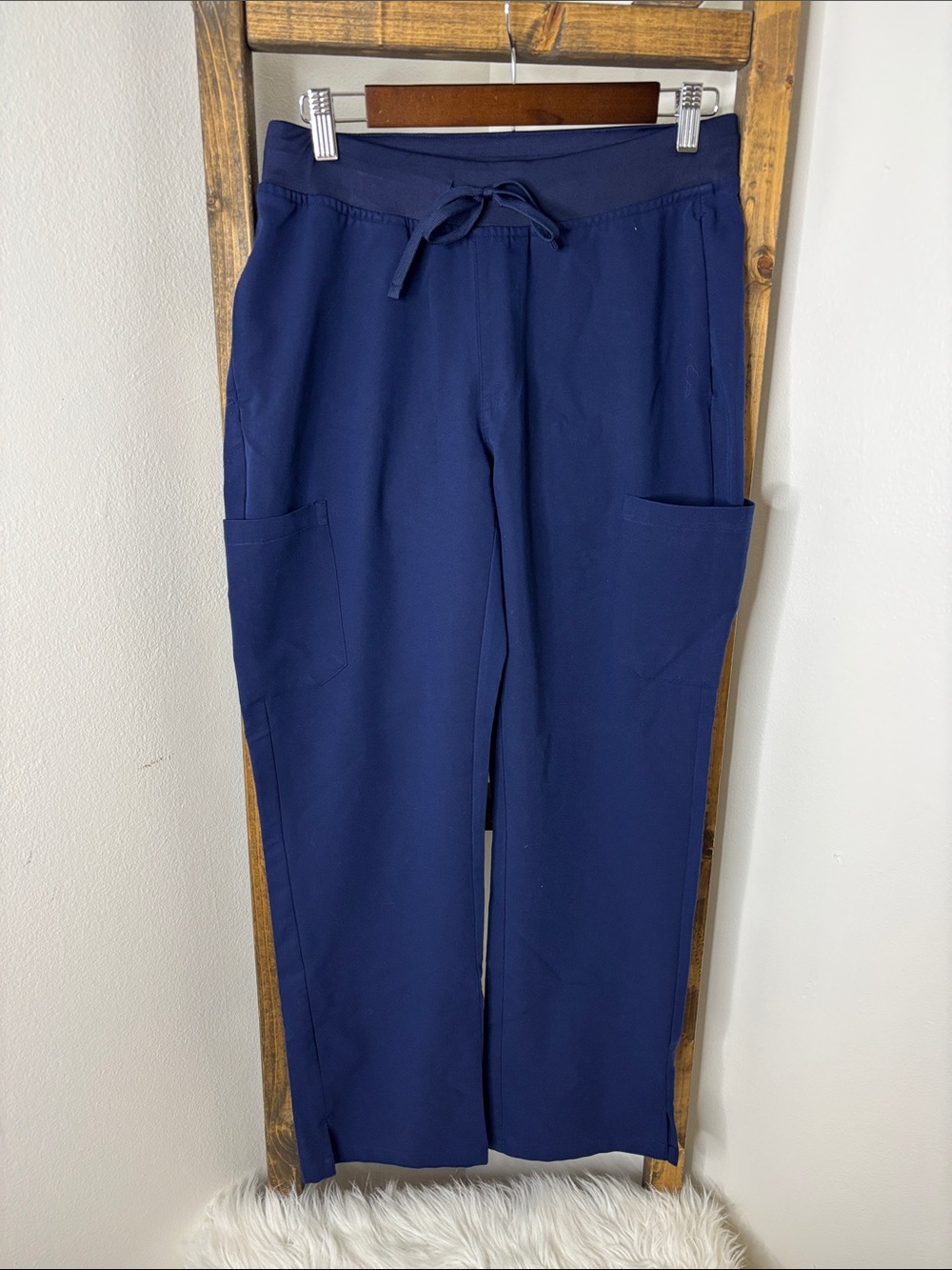 Mandala Navy Active Scrub Pants Size PS